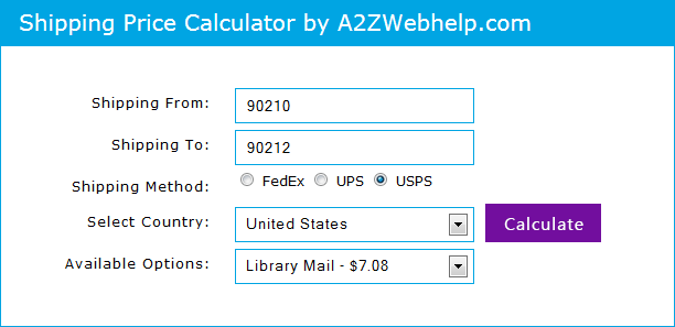 Shipping Price Calculator