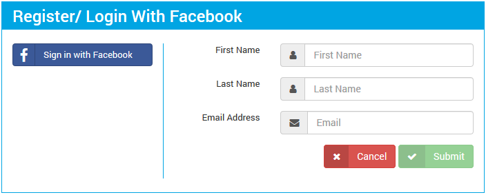 How can i sign up, register, log in on Facebook.com?