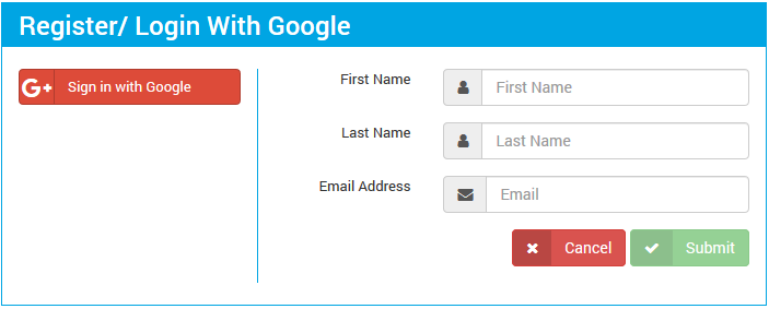 Login with Google